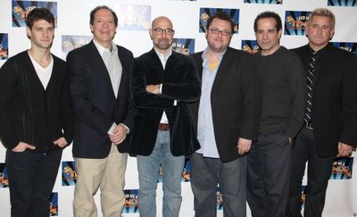 Justin Bartha, Ken Ludwig, Stanley Tucci, Jay Klaitz, Tony Shalhoub & Anthony LaPagli Photo