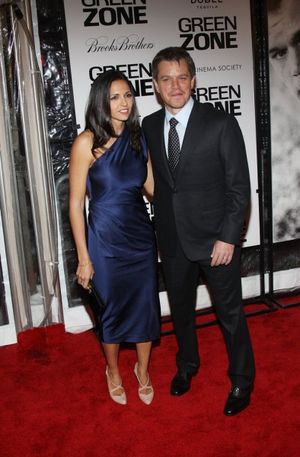 Matt Damon and Luciana Barroso @ BroadwayWorld Matt Damon and Luciana Barroso Photo