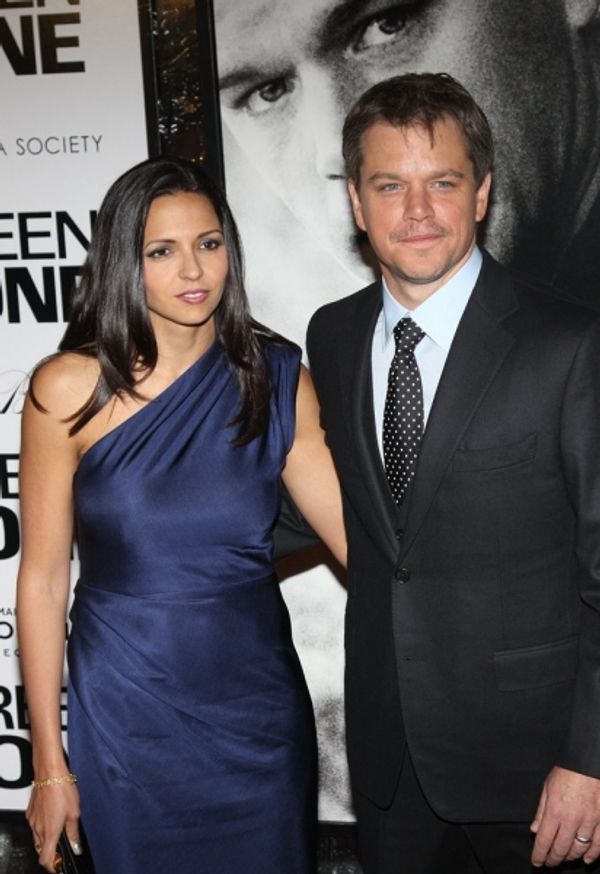 Matt Damon and Luciana Barroso Photo