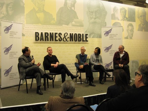 Howard Sherman, Ben Hodges, David Ives, Diana Son, and Doug Wright Photo