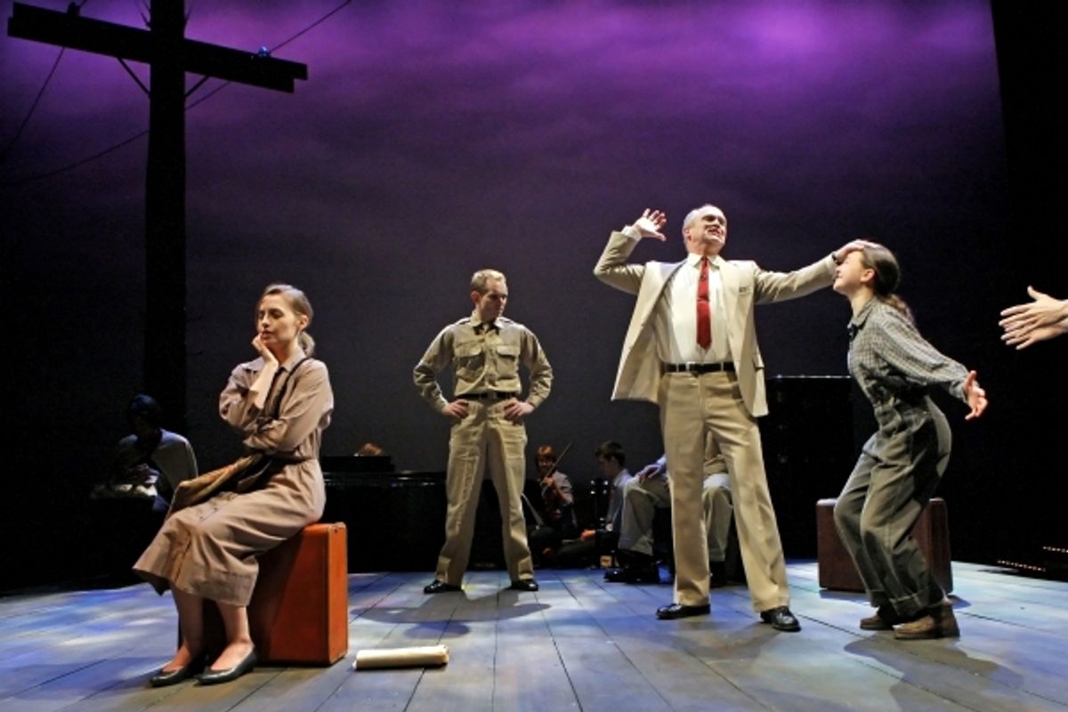 Britta Ollmann, Monty - Randy Schmeling, Preacher - Alan Sorenson and Young Violet - Maeve Moynihan at 