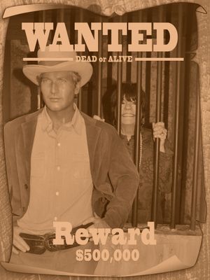 JoAnne Worley is Wanted Dead or Alive by Paul Newman (Wax Figure) Photo