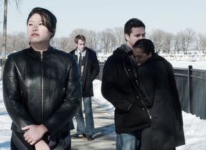 Christine Lin, Brett Lee, Doug Tyler and Ebony Wimbs Photo