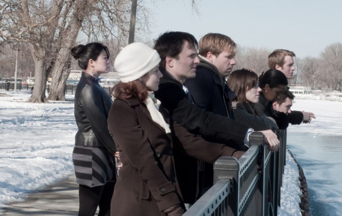 (l to r)  Christine Lin, Arianne Ellison, Brian Kavanaugh, Shane Kenyon, Sue Redman, Ebony Wimbs, Doug Tyler and Brett Lee at 