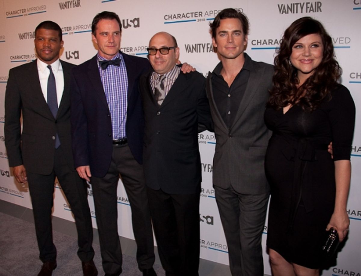 Sharif Atkins, Tim DeKay, Matt Bomer, Willie Garson, and Tiffani Thessen at 