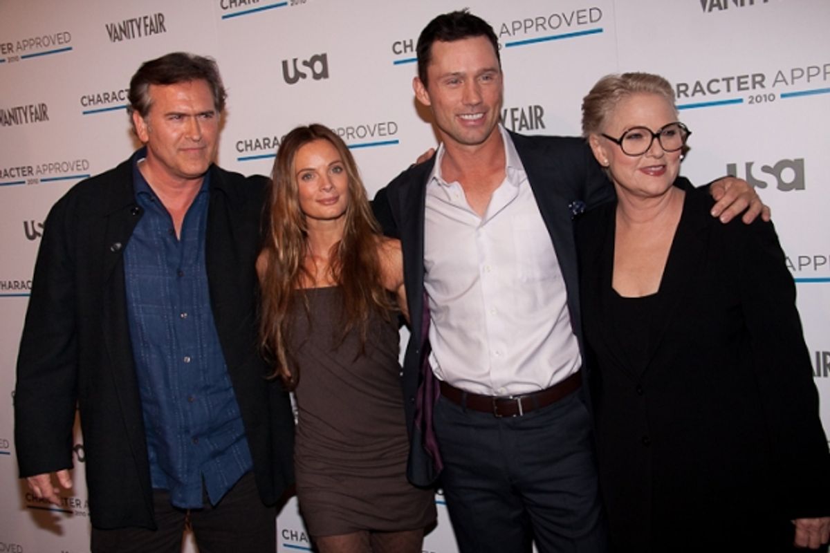 Bruce Campbell, Gabrielle Anwar, Jeffery Donovan and Sharon Gless at 