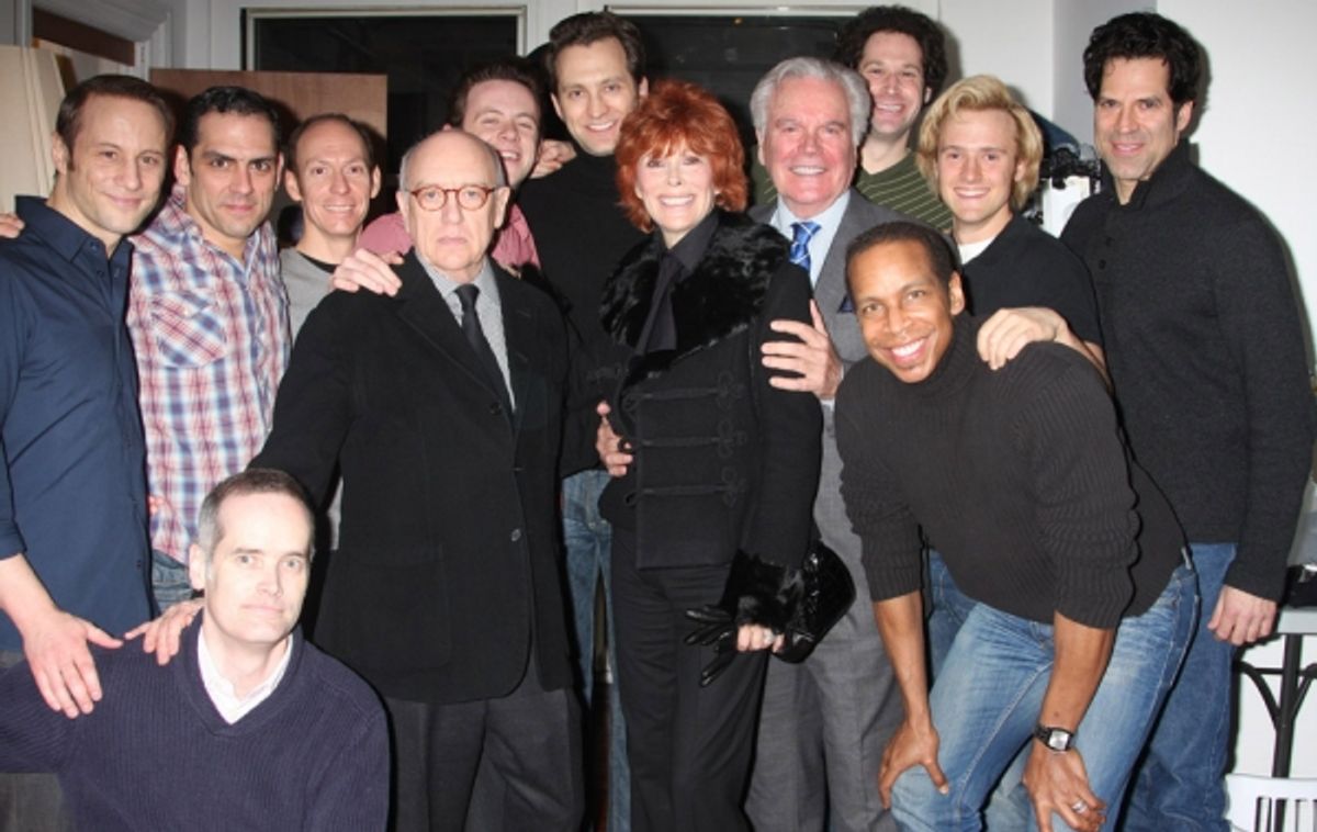 Jack Cummings III, Matt Crowley, Jill St. John, Robert Wagner and Cast of THE BOYS IN THE BAND at 