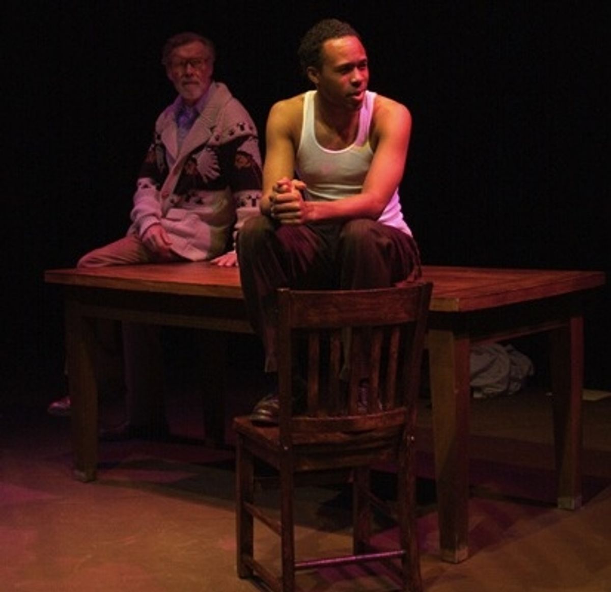 Richard Scharine and Carleton Bluford  at 