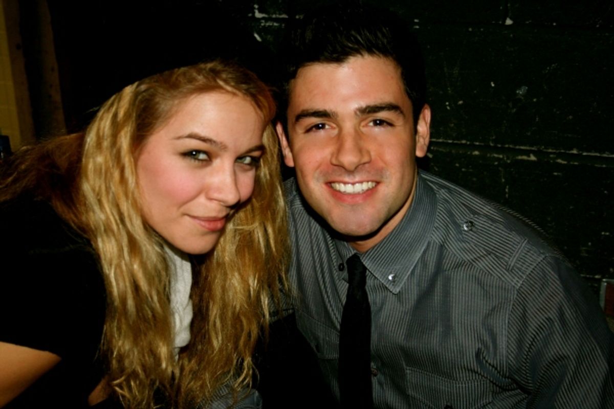 Savannah Wise and Adam Kantor at 