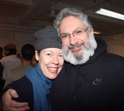 Veanne Cox and Harvey Fierstein Photo