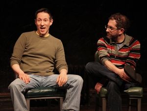 Jon Marans (Author) & Jonathan Silverstein (Director) @ BroadwayWorld Jon Marans (Author) & Jonathan Silverstein (Director) Photo