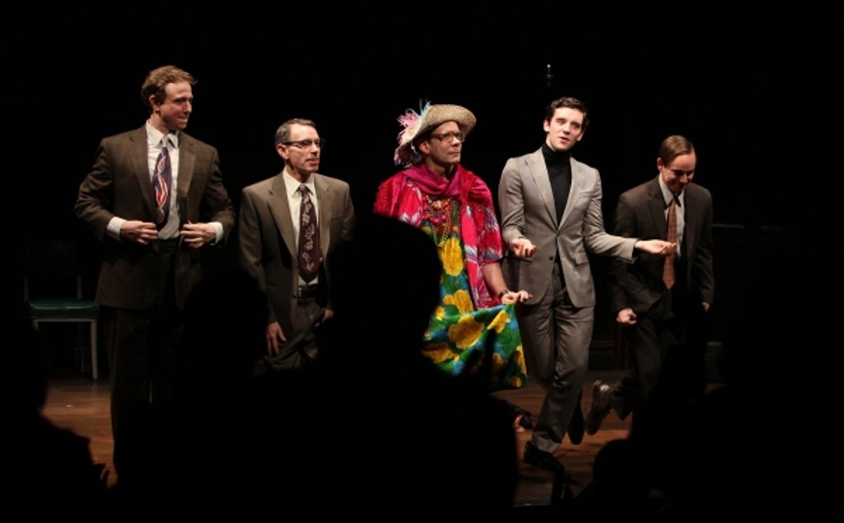 Matthew Schneck, Arnie Burton, Thomas Jay Ryan, Michael Urie & Sam Breslin Wright at 