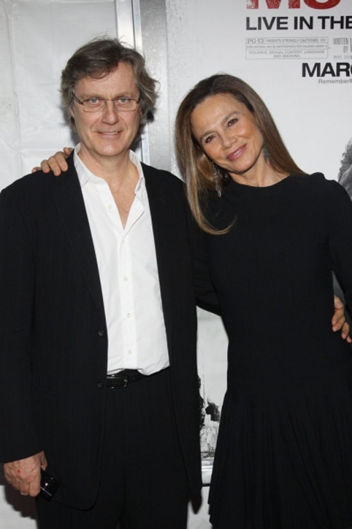 Lena Olin and husband Lasse Hallstrom
 at 
