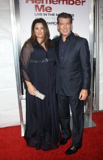 Pierce Brosnan and wife Keely Shaye-Smith
 Photo