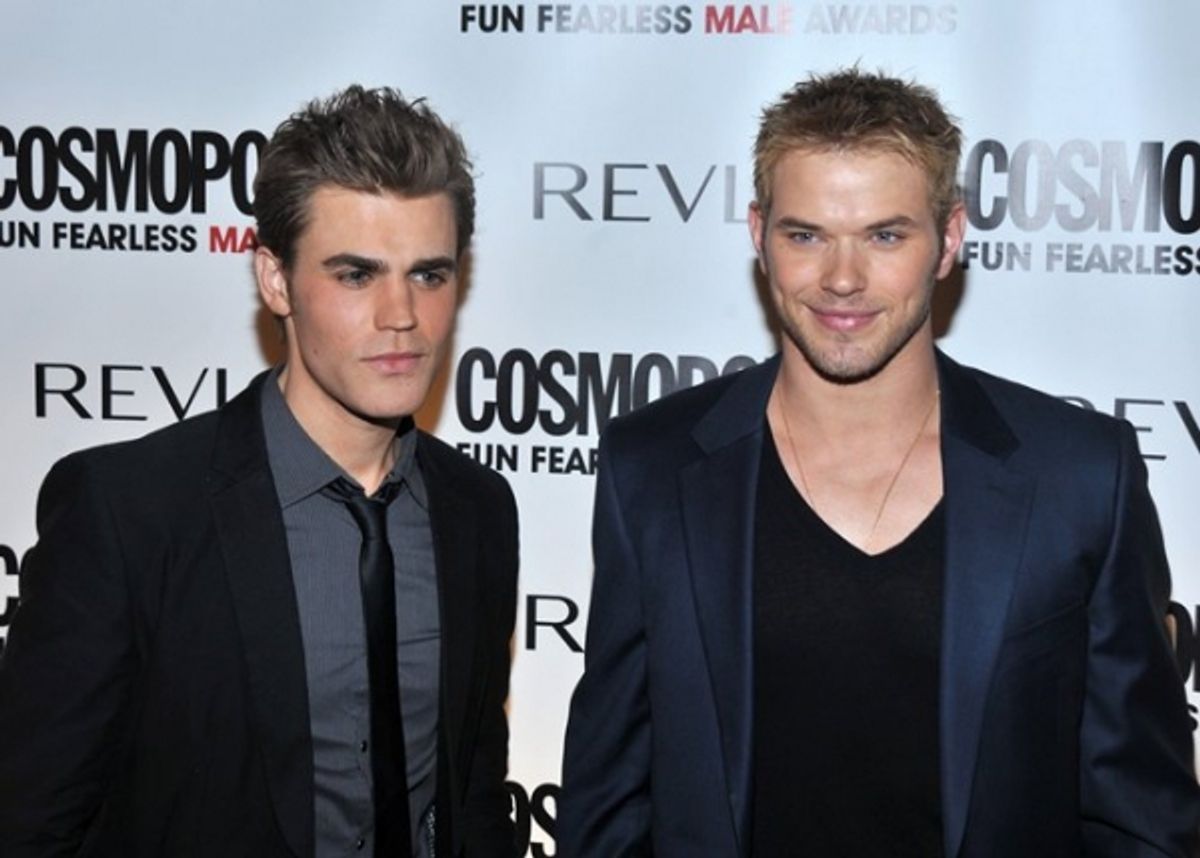 Paul Wesley & Kellan Lutz  at 