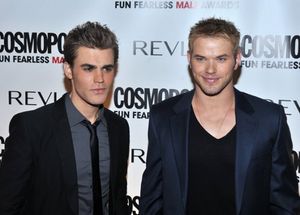 Paul Wesley & Kellan Lutz  Photo