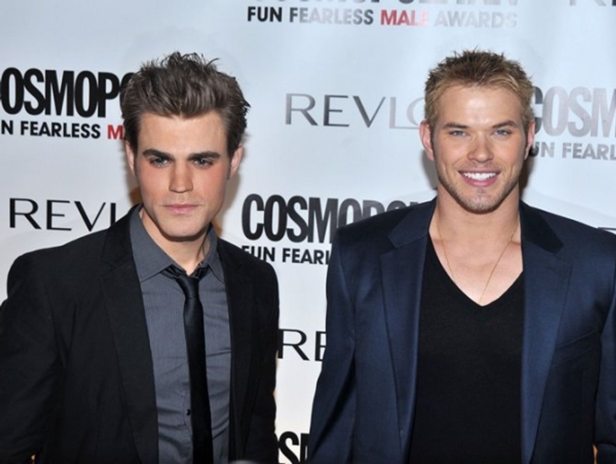 Paul Wesley & Kellan Lutz  at 
