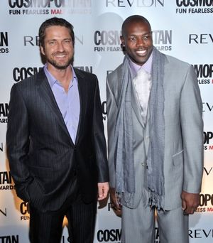 Terrell Owens & Gerard Butler Photo