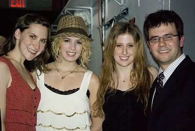 Kait Kerrigan, Kacie Sheik, Caissie Levy & Brian Lowdermilk  Photo