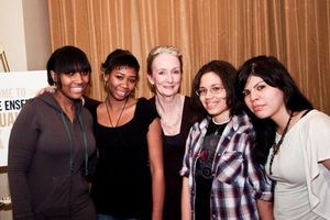 Kathleen Chalfant with EpicÃ¢â‚¬â„¢s Shakespeare Remix Participants   Photo