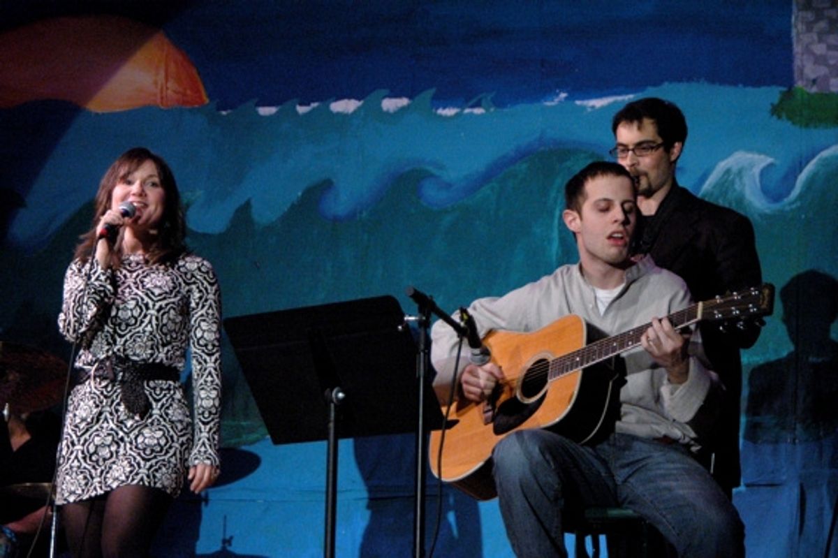 Jennifer Prescott, David Rosenthal and Jacam Manricks (School Music Program Instructors)
 at 