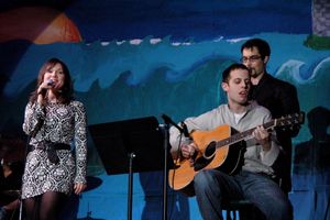 Jennifer Prescott, David Rosenthal and Jacam Manricks (School Music Program Instructo Photo