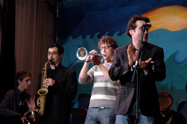 Jacam Manricks, Philip Dizack, and Brian D'Arcy James Photo