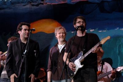 Brian D'Arcy James, Chris Barron and Matt Bennett Photo