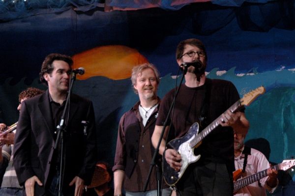 Brian D'Arcy James, Chris Barron and Matt Bennett Photo