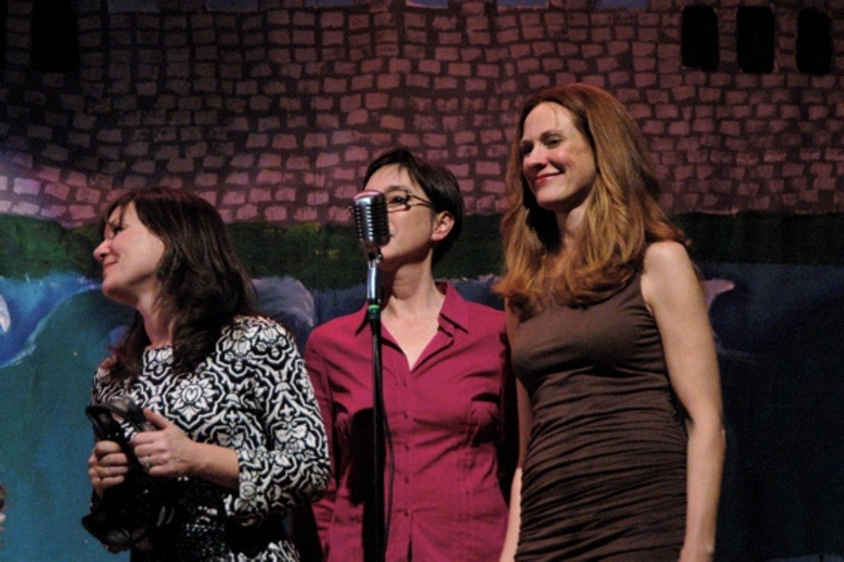 Jennifer Prescott, Therese McCarthy and Marsha Dietlein Bennett at 