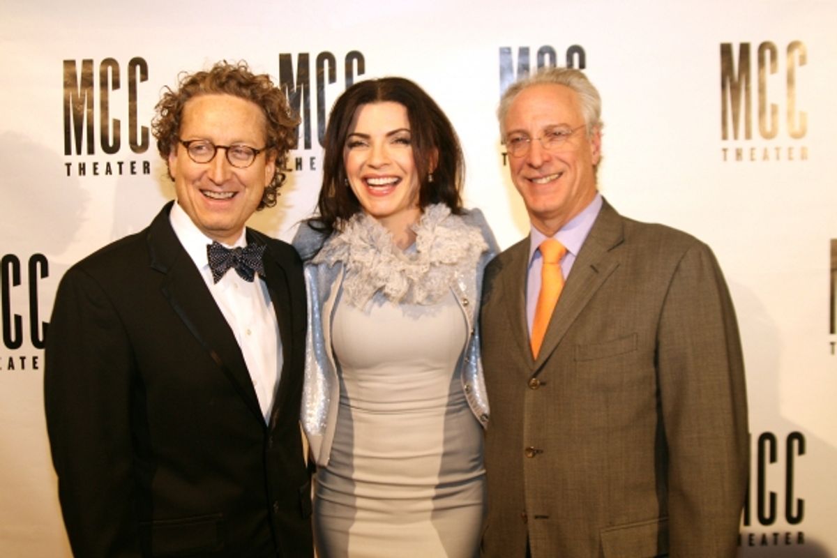 Bernie Telsey, Juliana Marguiles, & Robert LuPone
 at 
