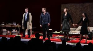 Dylan Baker, Jeff Daniels, Janet McTeer & Lucy Liu
 Photo