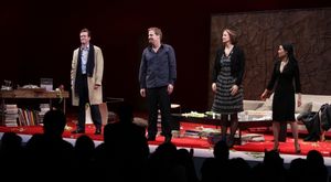 Dylan Baker, Jeff Daniels, Janet McTeer & Lucy Liu
 Photo