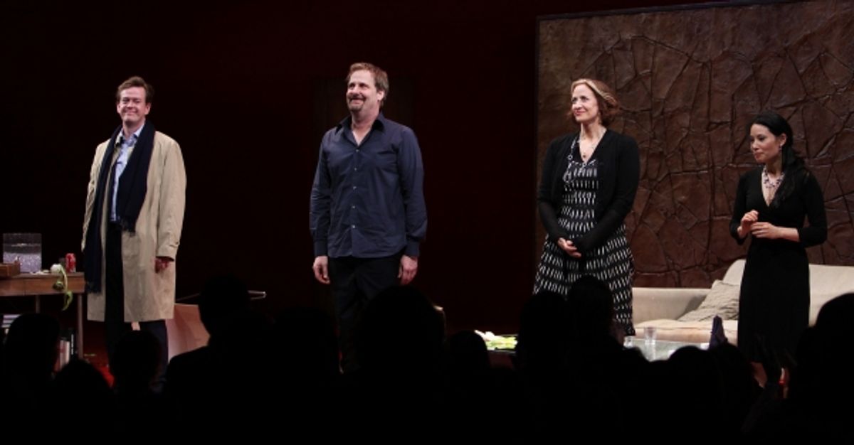 Dylan Baker, Jeff Daniels, Janet McTeer & Lucy Liu at 