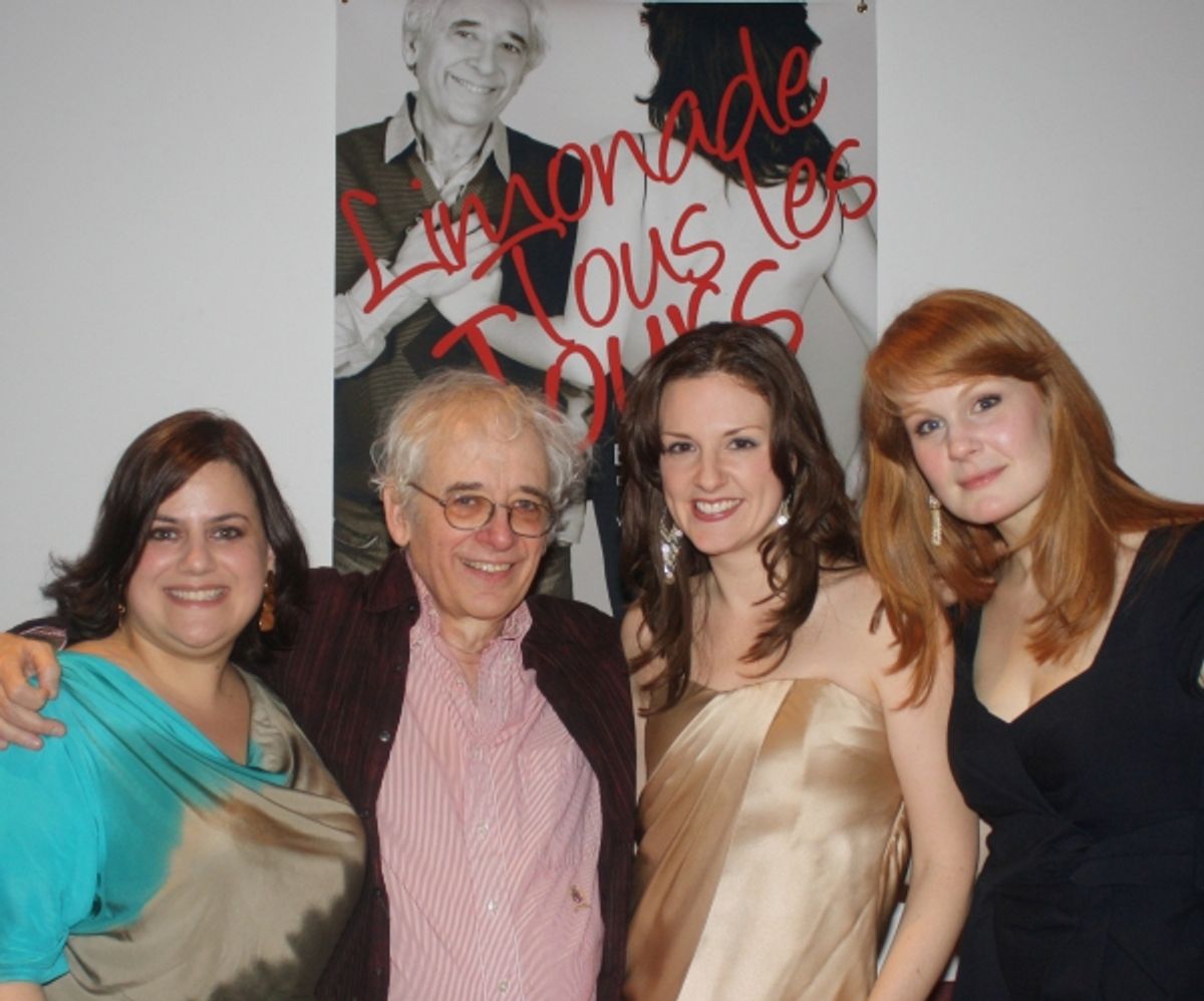 director Diana Basmajian, Austin Pendleton, Eleanor Handley and Kate Baldwin  at 