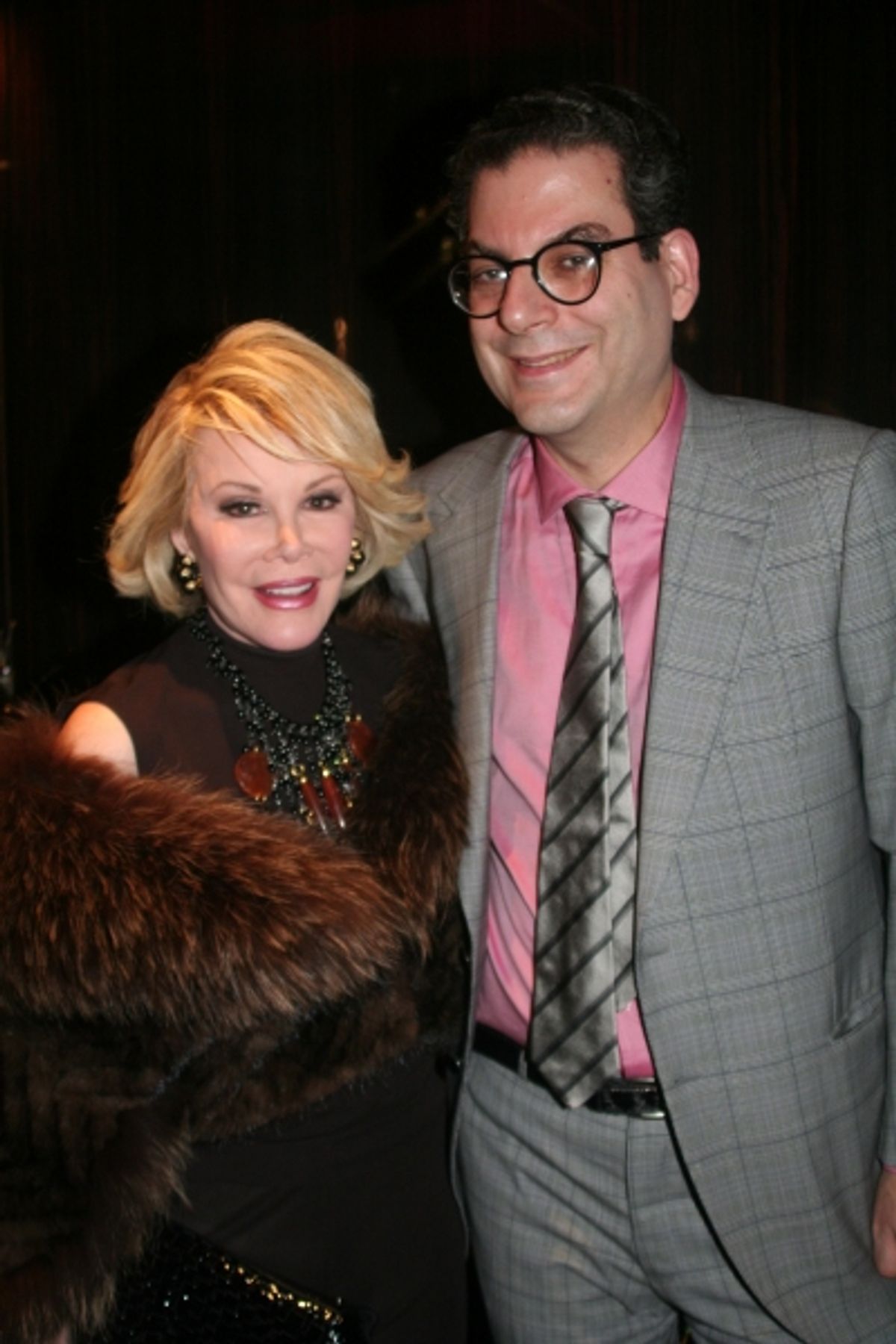 Joan Rivers and Michael Musto at 