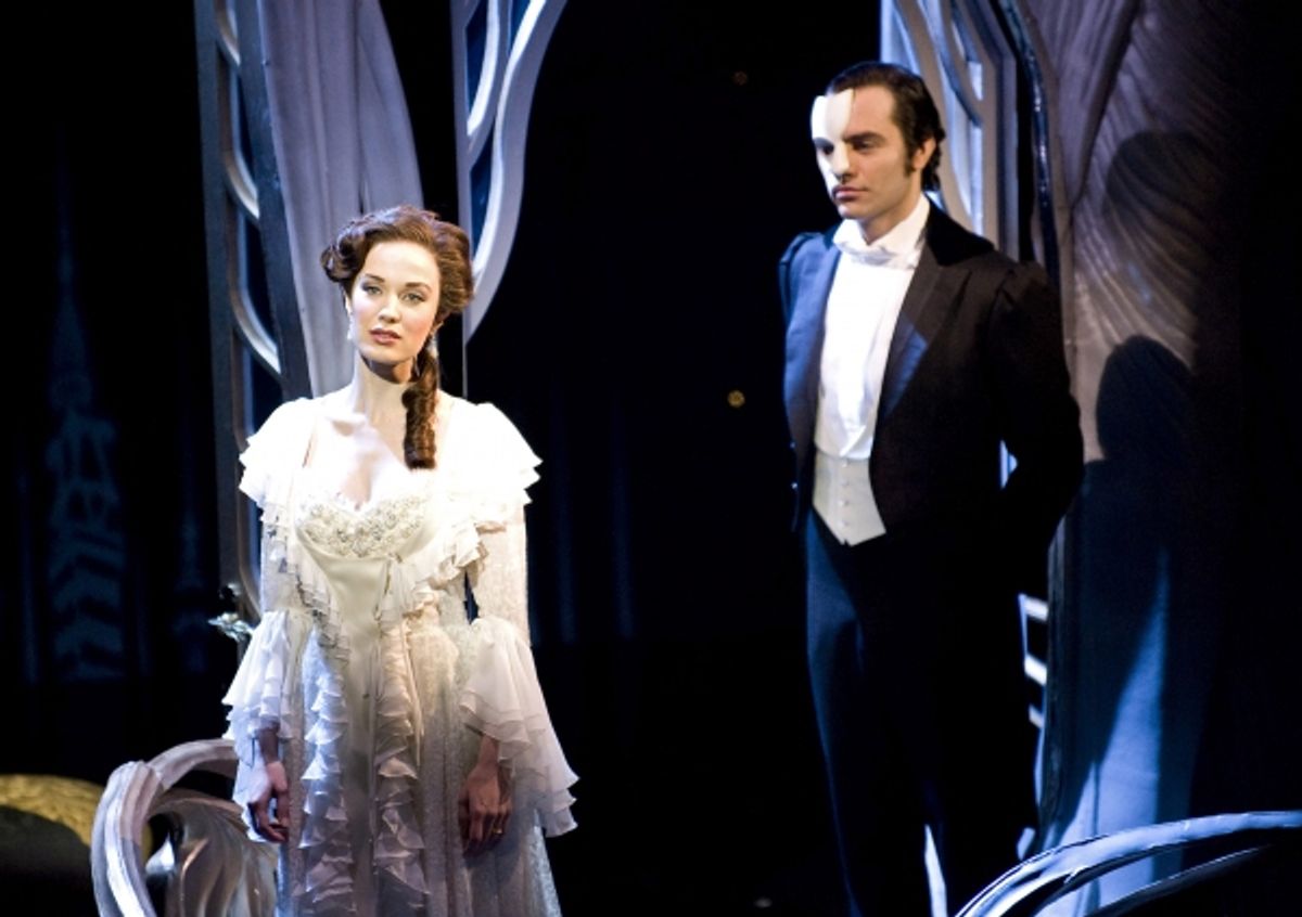 Ramin Karimloo and Sierra Bogges at 