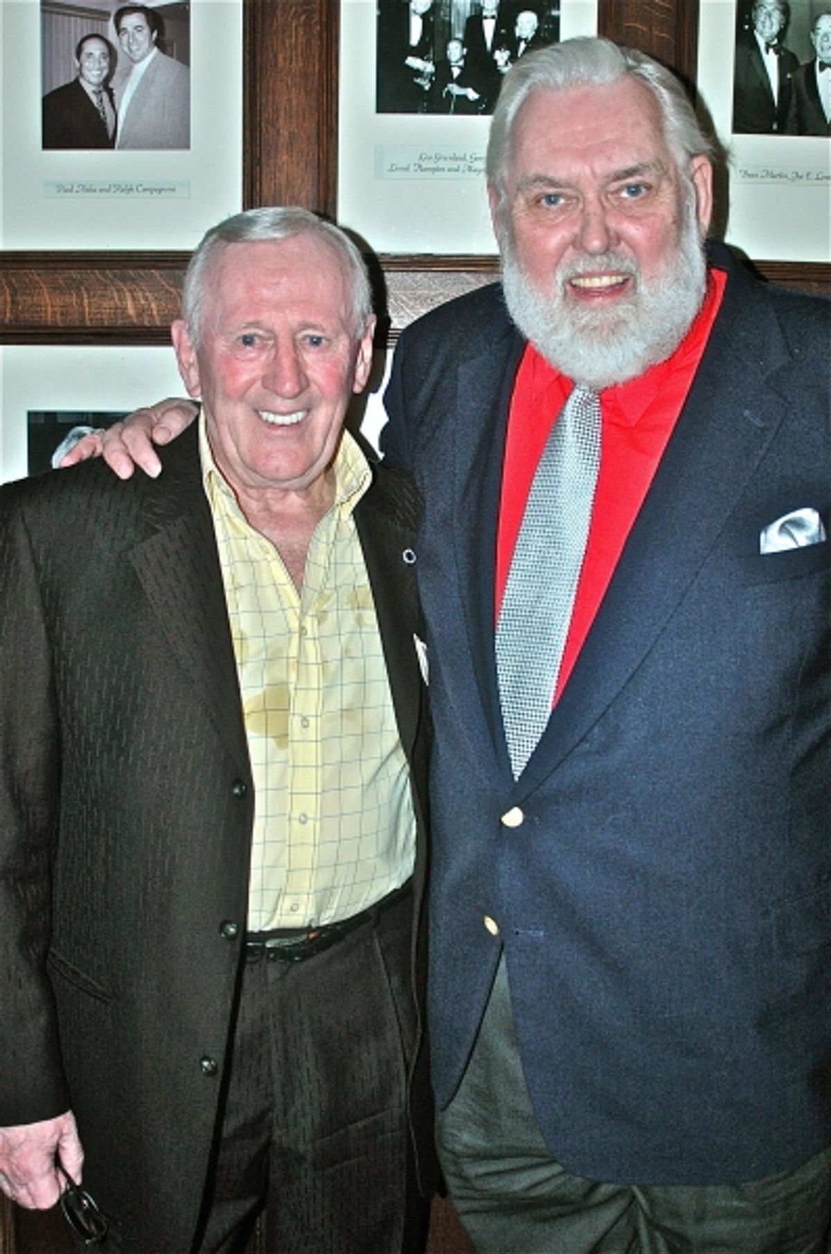 Len Cariou and Jim Brochu at 