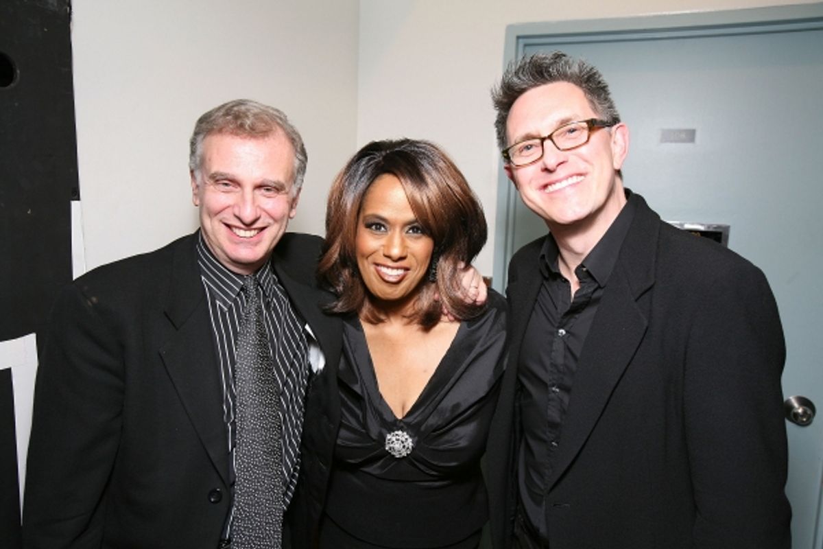 Producer John Breglio, original Dreamgirl Jennifer Holliday and Director/Choreographer Robert Longbottom  at 