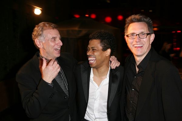 Producer John Breglio, cast member Chester Gregory and Director/Choreographer Robert  Photo