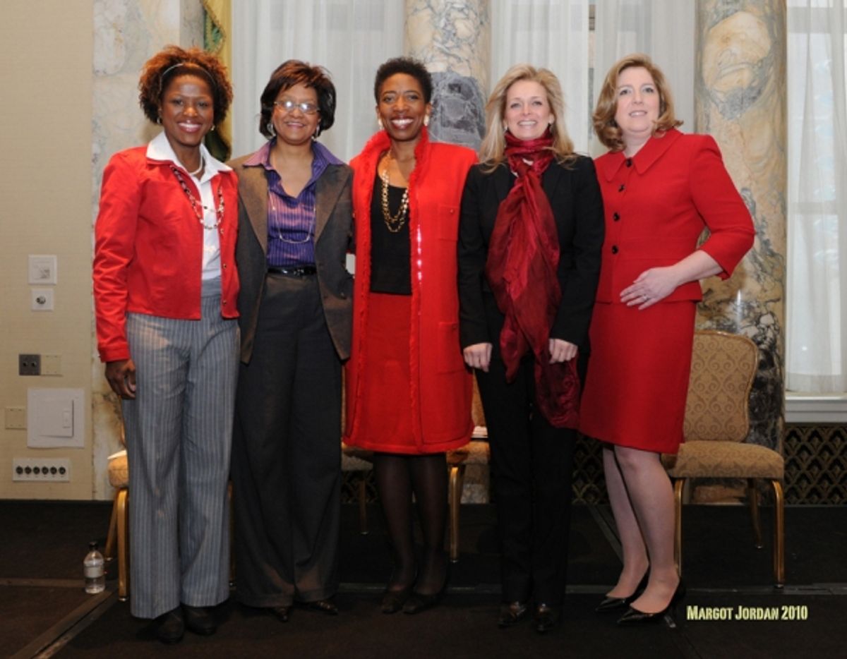 Sylvia Nelson Paul, Customer Marketing Manager - Healthcare Consumer, Customer Strategies and Solutions at Merck Director at Merck, Deborah C. Wright, Chairman & CEO of Carver Bancorp, Carla Harris Managing Director of Morgan Stanley and Dr. Mary Ann McLa at 
