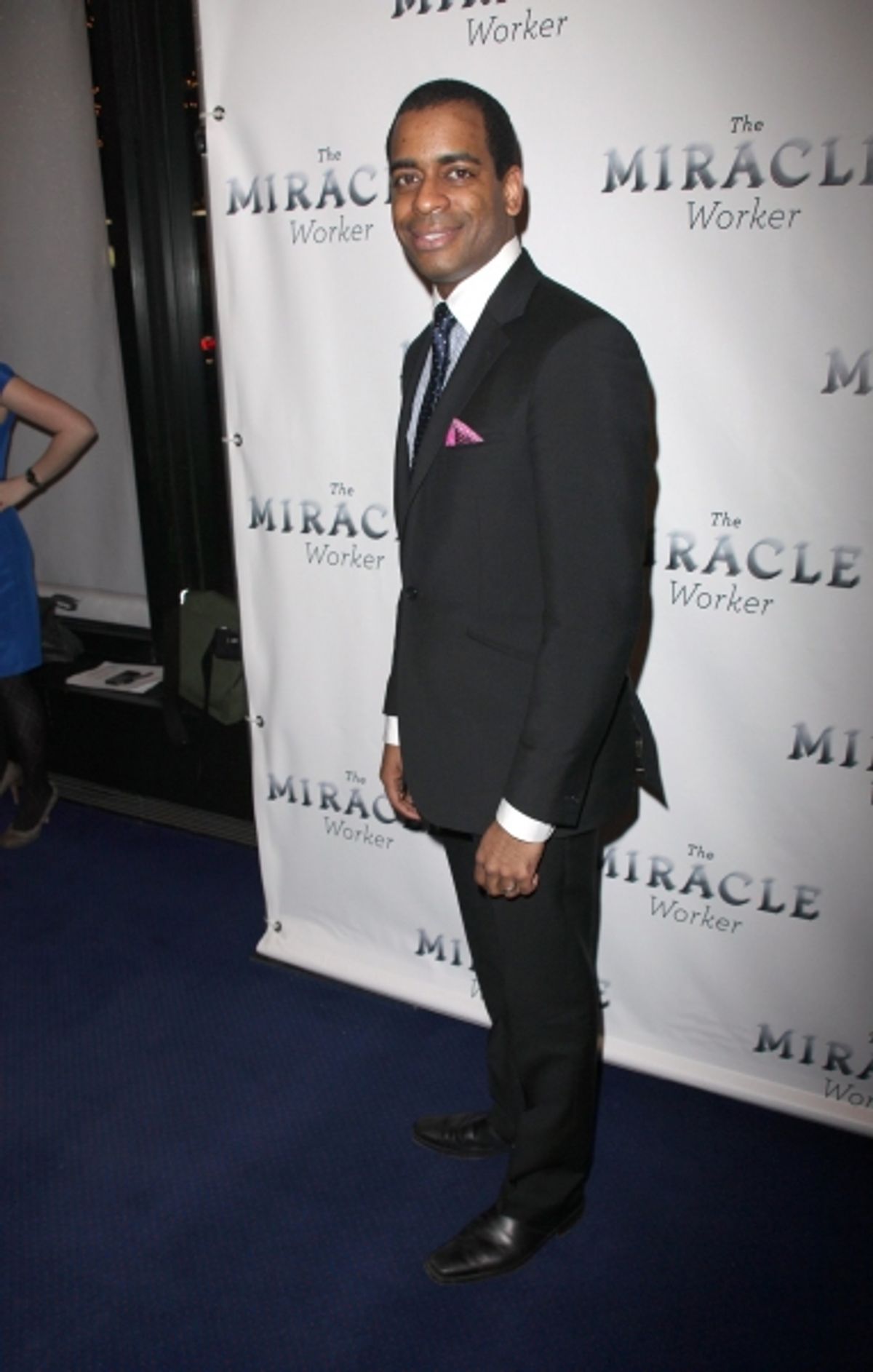 Daniel Breaker at THE MIRACLE WORKER Opening Night Arrivals