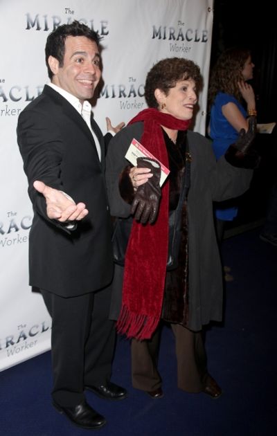 Mario Cantone & His Sister Photo