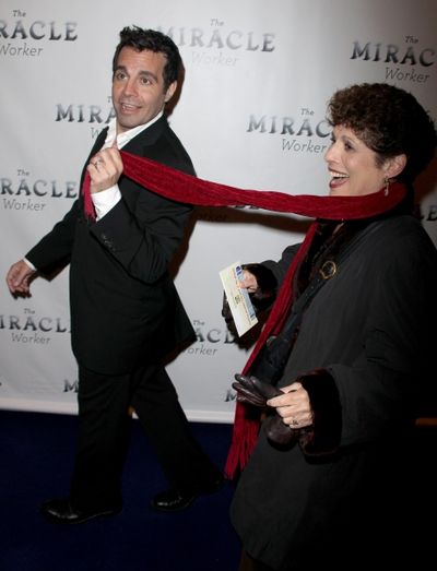 Mario Cantone & His Sister Photo