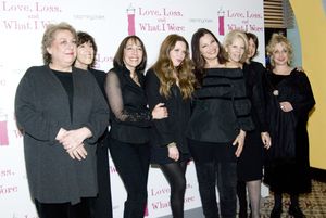 Jayne Houdyshell, Nora Ephron, Didi Conn, Natasha Lyonne, Fran Drescher, Daryl Roth, Delia Ephron, and Carol Kane
@ BroadwayWorld Jayne Houdyshell, Nora Ephron, Didi Conn, Natasha Lyonne, Fran Drescher, Daryl Roth, Photo