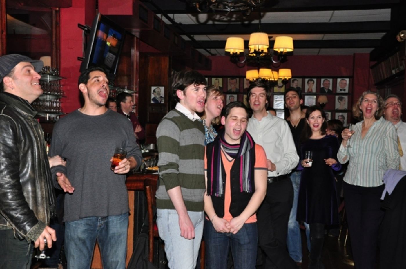Photo Coverage: PHANTOM Cast Celebrates Bway Late Night with Bway League  Image