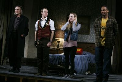 Christopher Walken, Sam Rockwell, Zoe Kazan & Anthony Mackie Photo