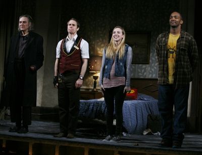 Christopher Walken, Sam Rockwell, Zoe Kazan & Anthony Mackie Photo