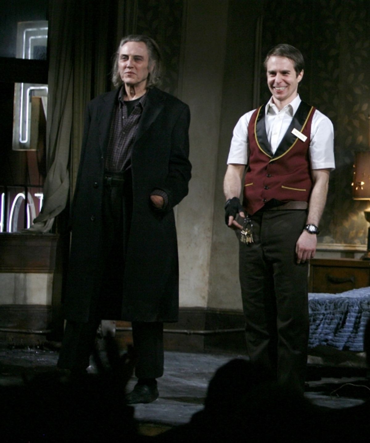 Christopher Walken and Sam Rockwell at 