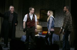 Christopher Walken, Sam Rockwell, Zoe Kazan & Anthony Mackie Photo